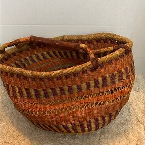 Handwoven Multicolor Basket